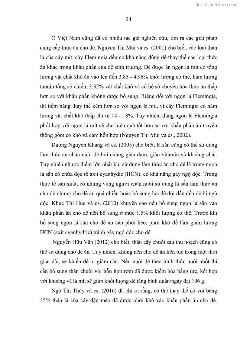 Luận án tiến sĩ chăn nuôi Đặc điểm sinh trưởng và mối tương quan đa hình gen POU1F1 với tính trạng sinh trưởng của dê địa phương Định Hóa - 4 Trang 37