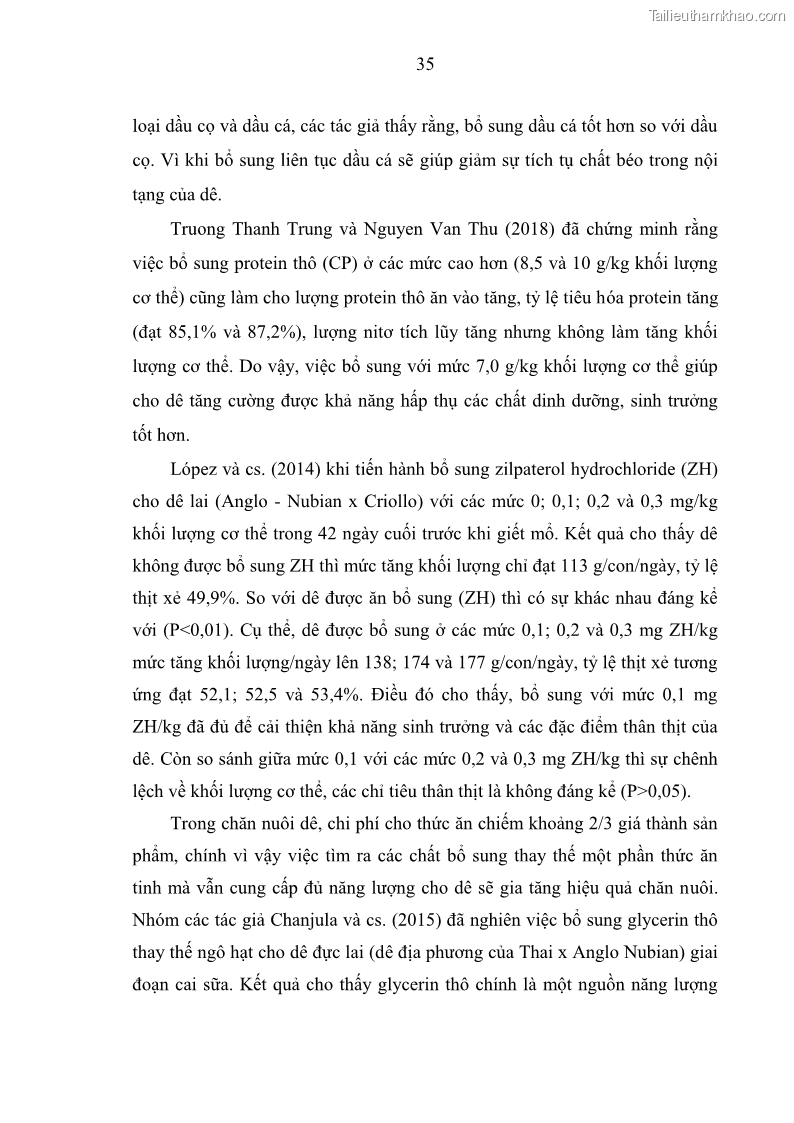 Luận án tiến sĩ chăn nuôi Đặc điểm sinh trưởng và mối tương quan đa hình gen POU1F1 với tính trạng sinh trưởng của dê địa phương Định Hóa - 4 Trang 48