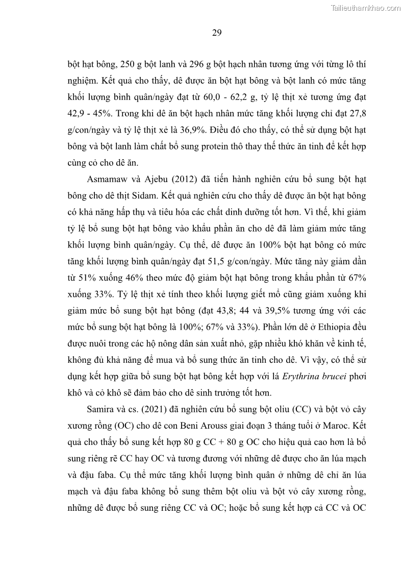Luận án tiến sĩ chăn nuôi Đặc điểm sinh trưởng và mối tương quan đa hình gen POU1F1 với tính trạng sinh trưởng của dê địa phương Định Hóa - 4 Trang 42
