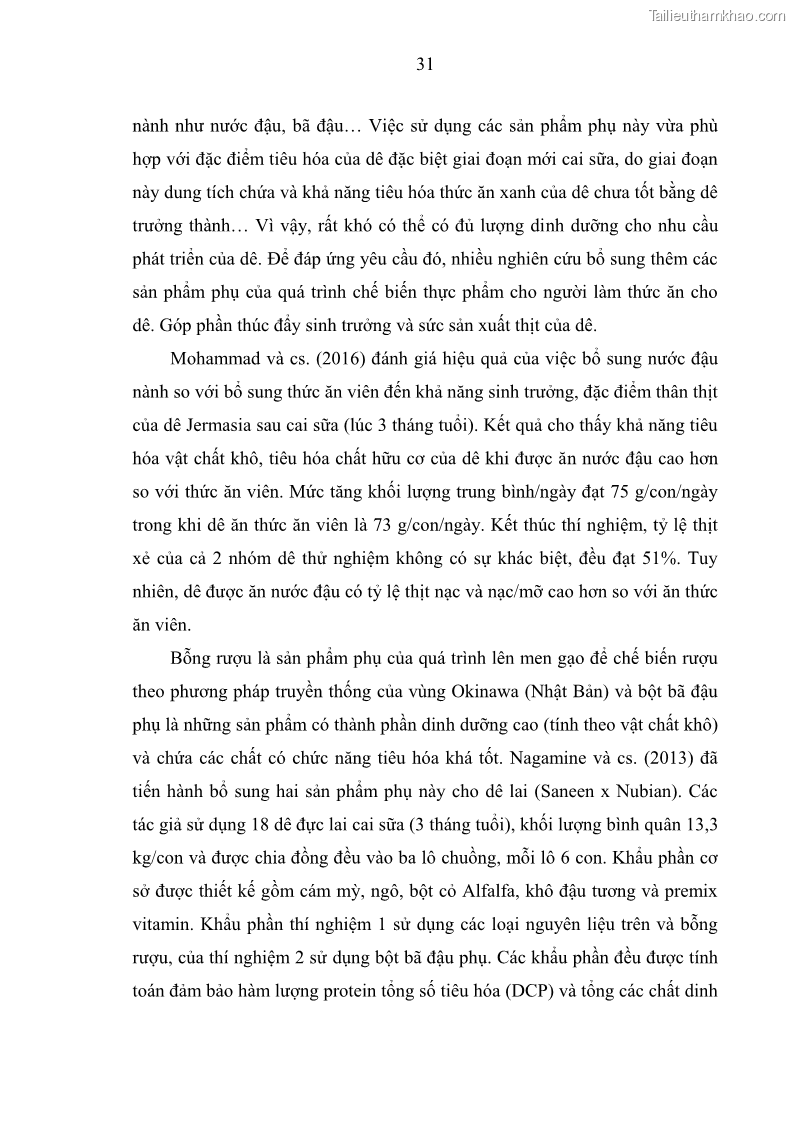Luận án tiến sĩ chăn nuôi Đặc điểm sinh trưởng và mối tương quan đa hình gen POU1F1 với tính trạng sinh trưởng của dê địa phương Định Hóa - 4 Trang 44