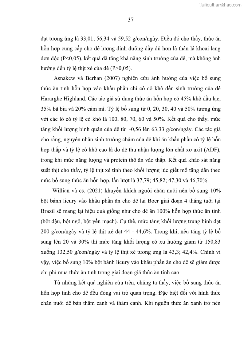 Luận án tiến sĩ chăn nuôi Đặc điểm sinh trưởng và mối tương quan đa hình gen POU1F1 với tính trạng sinh trưởng của dê địa phương Định Hóa - 5 Trang 50