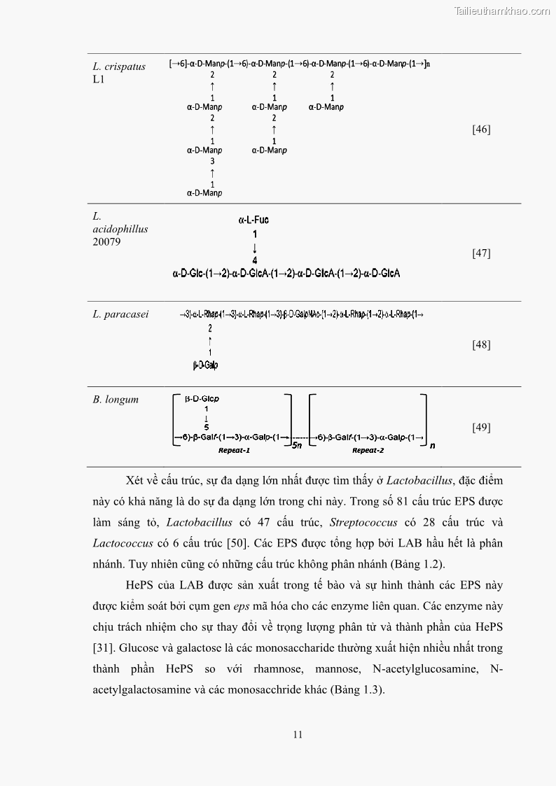 Luận án tiến sĩ công nghệ sinh học Nghiên cứu các điều kiện stress môi trường đến khả năng tổng hợp exopolysaccharides của vi khuẩn Lactobacillus plantarum - 3 Trang 27