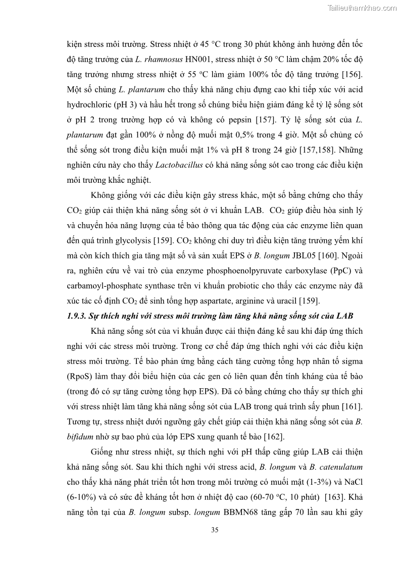 Luận án tiến sĩ công nghệ sinh học Nghiên cứu các điều kiện stress môi trường đến khả năng tổng hợp exopolysaccharides của vi khuẩn Lactobacillus plantarum - 5 Trang 51