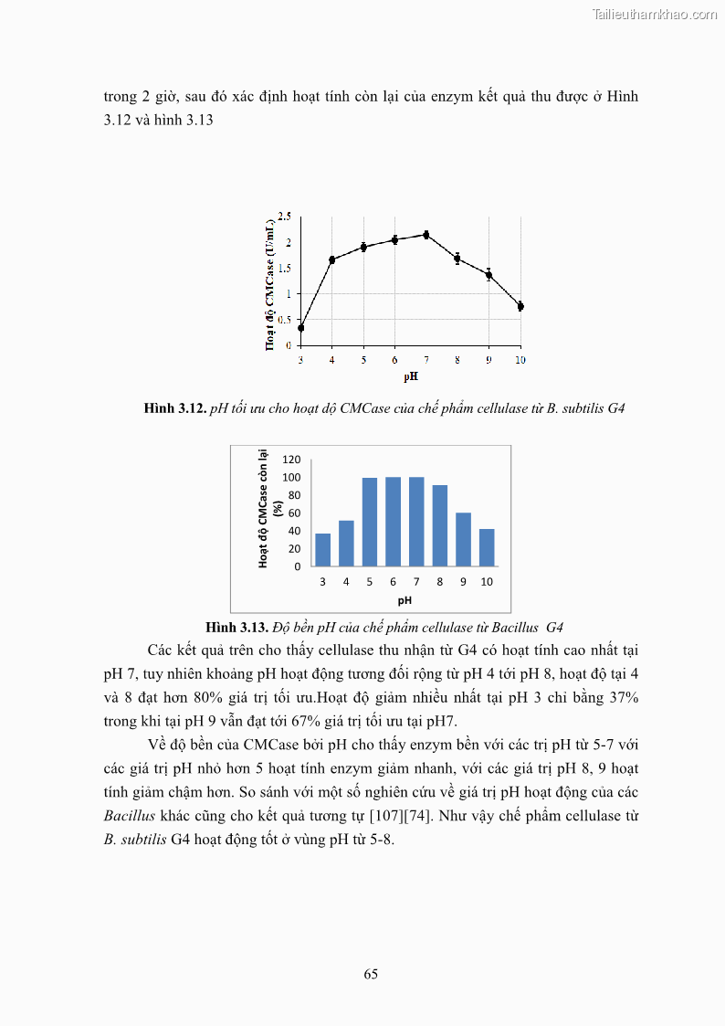 Luận án tiến sĩ công nghệ sinh học Nghiên cứu cellulase từ vi khuẩn ruột mối phân lập ở Việt Nam - 7 Trang 78