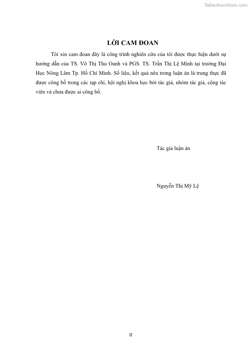 Luận án tiến sĩ công nghệ sinh học Nghiên cứu khả năng ức chế vi khuẩn Xanthomonas sp. gây bệnh loét trên cây chanh của cao chiết phân đoạn từ cây Giao Euphorbia tirucalli L. - 1 Trang 4