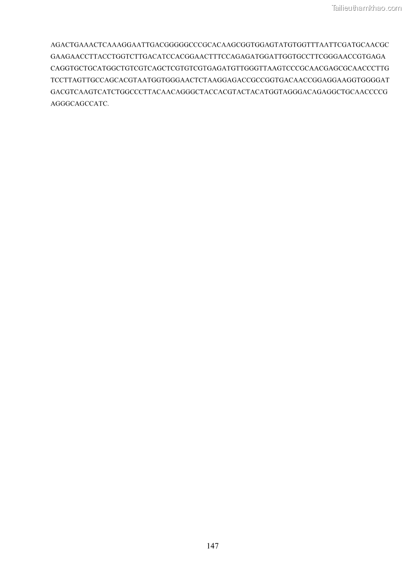 Luận án tiến sĩ công nghệ sinh học Nghiên cứu khả năng ức chế vi khuẩn Xanthomonas sp. gây bệnh loét trên cây chanh của cao chiết phân đoạn từ cây Giao Euphorbia tirucalli L. - 14 Trang 168