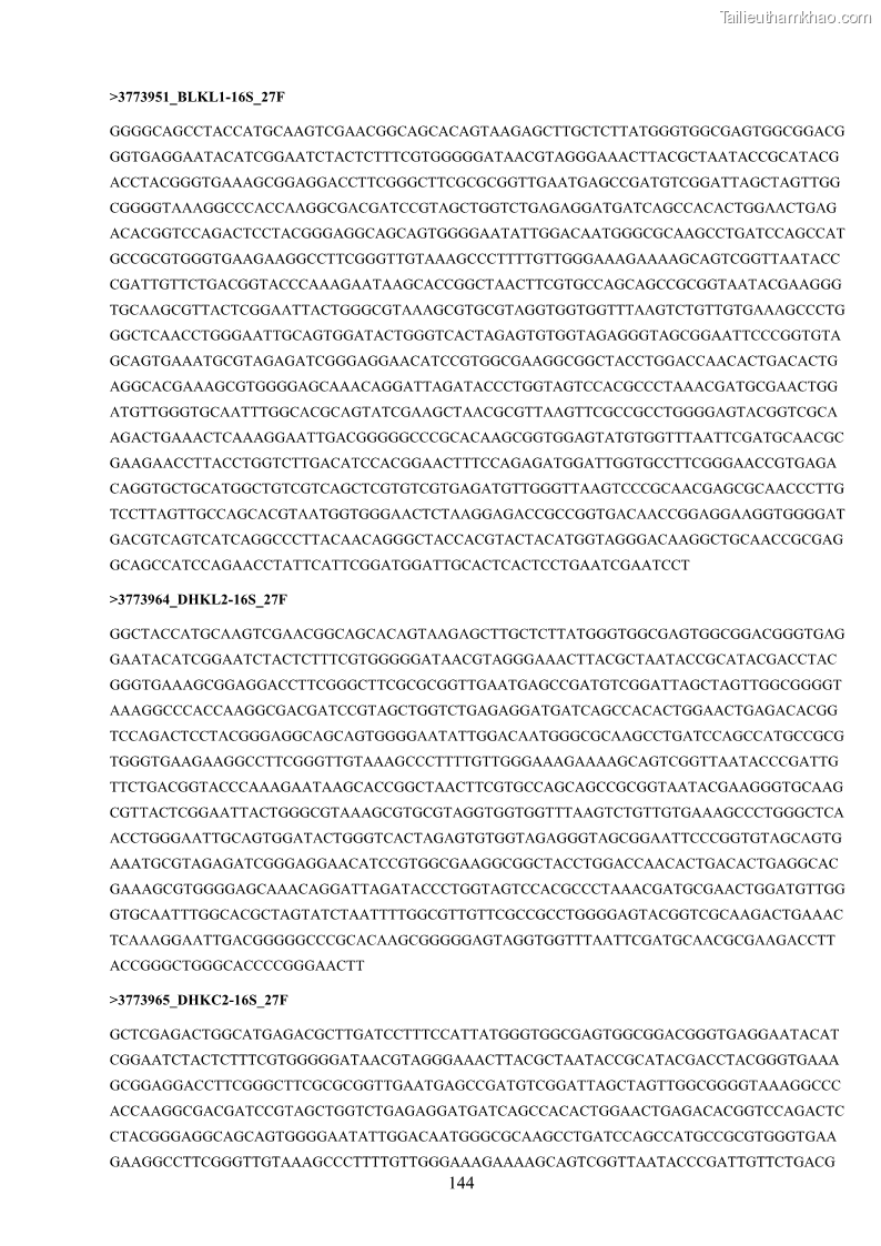 Luận án tiến sĩ công nghệ sinh học Nghiên cứu khả năng ức chế vi khuẩn Xanthomonas sp. gây bệnh loét trên cây chanh của cao chiết phân đoạn từ cây Giao Euphorbia tirucalli L. - 14 Trang 165