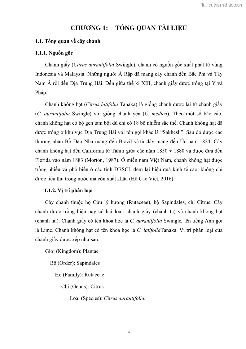 Luận án tiến sĩ công nghệ sinh học Nghiên cứu khả năng ức chế vi khuẩn Xanthomonas sp. gây bệnh loét trên cây chanh của cao chiết phân đoạn từ cây Giao Euphorbia tirucalli L. - 3 Trang 25