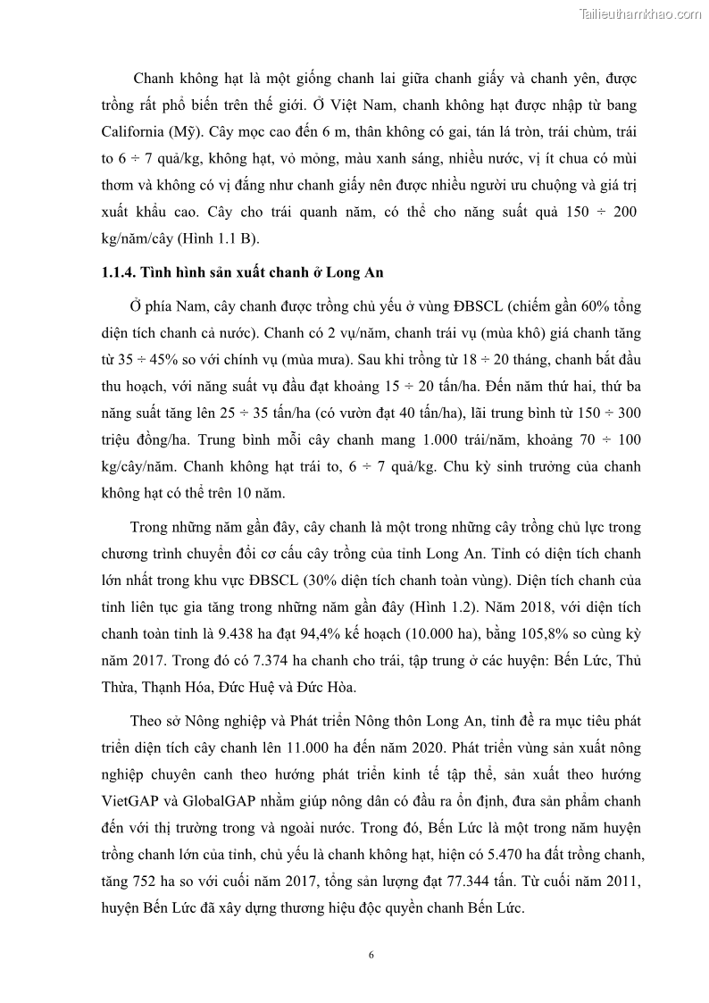 Luận án tiến sĩ công nghệ sinh học Nghiên cứu khả năng ức chế vi khuẩn Xanthomonas sp. gây bệnh loét trên cây chanh của cao chiết phân đoạn từ cây Giao Euphorbia tirucalli L. - 3 Trang 27