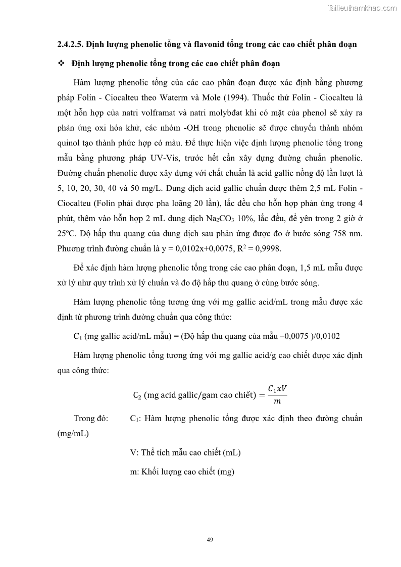 Luận án tiến sĩ công nghệ sinh học Nghiên cứu khả năng ức chế vi khuẩn Xanthomonas sp. gây bệnh loét trên cây chanh của cao chiết phân đoạn từ cây Giao Euphorbia tirucalli L. - 6 Trang 70