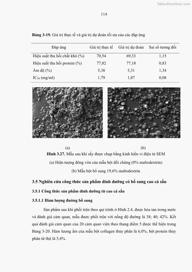 Luận án tiến sĩ công nghệ sinh học Nghiên cứu phát triển sản phẩm thực phẩm từ nguyên liệu cá sấu bằng kỹ thuật hóa sinh - 12 Trang 138
