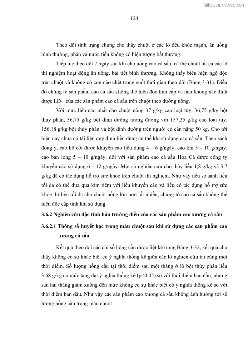 Luận án tiến sĩ công nghệ sinh học Nghiên cứu phát triển sản phẩm thực phẩm từ nguyên liệu cá sấu bằng kỹ thuật hóa sinh - 13 Trang 148