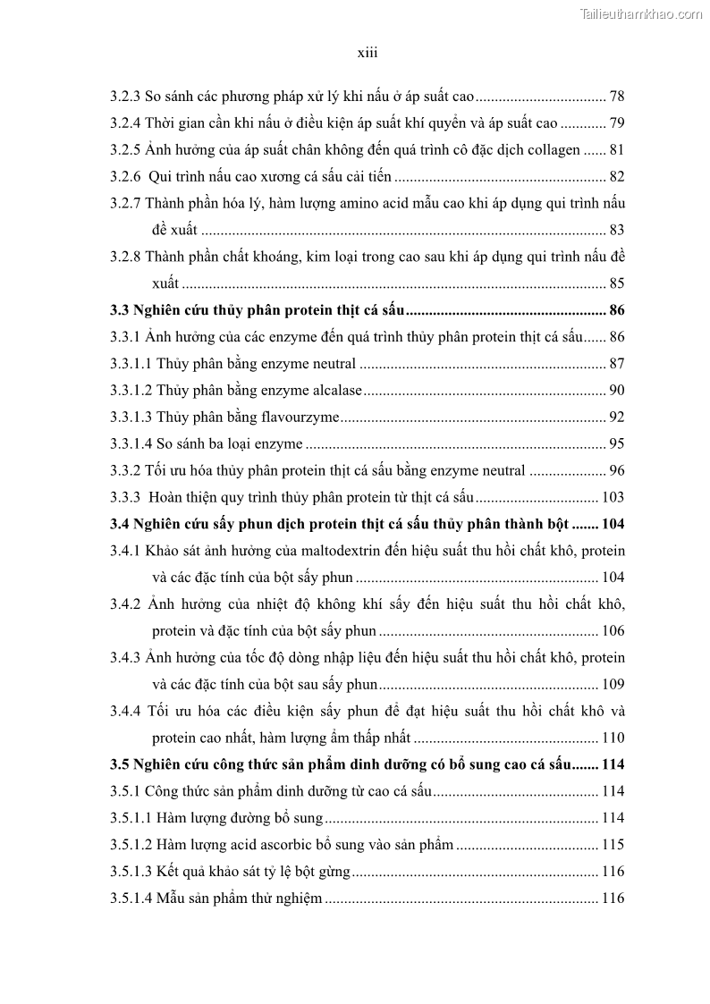 Luận án tiến sĩ công nghệ sinh học Nghiên cứu phát triển sản phẩm thực phẩm từ nguyên liệu cá sấu bằng kỹ thuật hóa sinh - 2 Trang 15