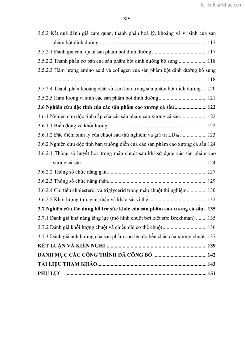 Luận án tiến sĩ công nghệ sinh học Nghiên cứu phát triển sản phẩm thực phẩm từ nguyên liệu cá sấu bằng kỹ thuật hóa sinh - 2 Trang 16
