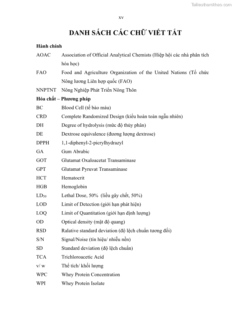 Luận án tiến sĩ công nghệ sinh học Nghiên cứu phát triển sản phẩm thực phẩm từ nguyên liệu cá sấu bằng kỹ thuật hóa sinh - 2 Trang 17