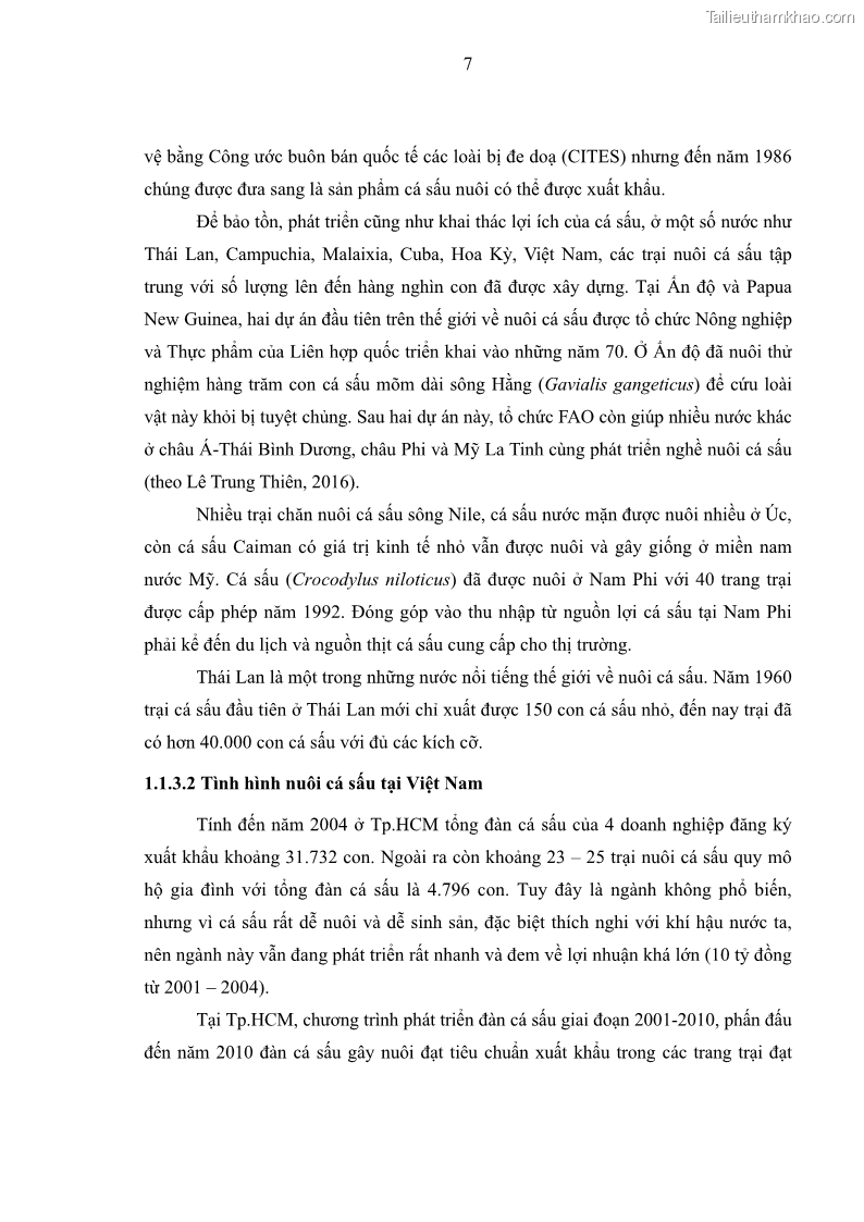 Luận án tiến sĩ công nghệ sinh học Nghiên cứu phát triển sản phẩm thực phẩm từ nguyên liệu cá sấu bằng kỹ thuật hóa sinh - 3 Trang 31