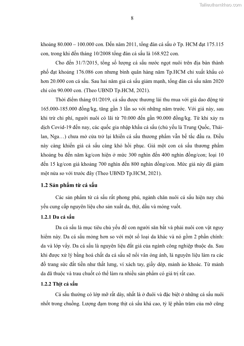 Luận án tiến sĩ công nghệ sinh học Nghiên cứu phát triển sản phẩm thực phẩm từ nguyên liệu cá sấu bằng kỹ thuật hóa sinh - 3 Trang 32