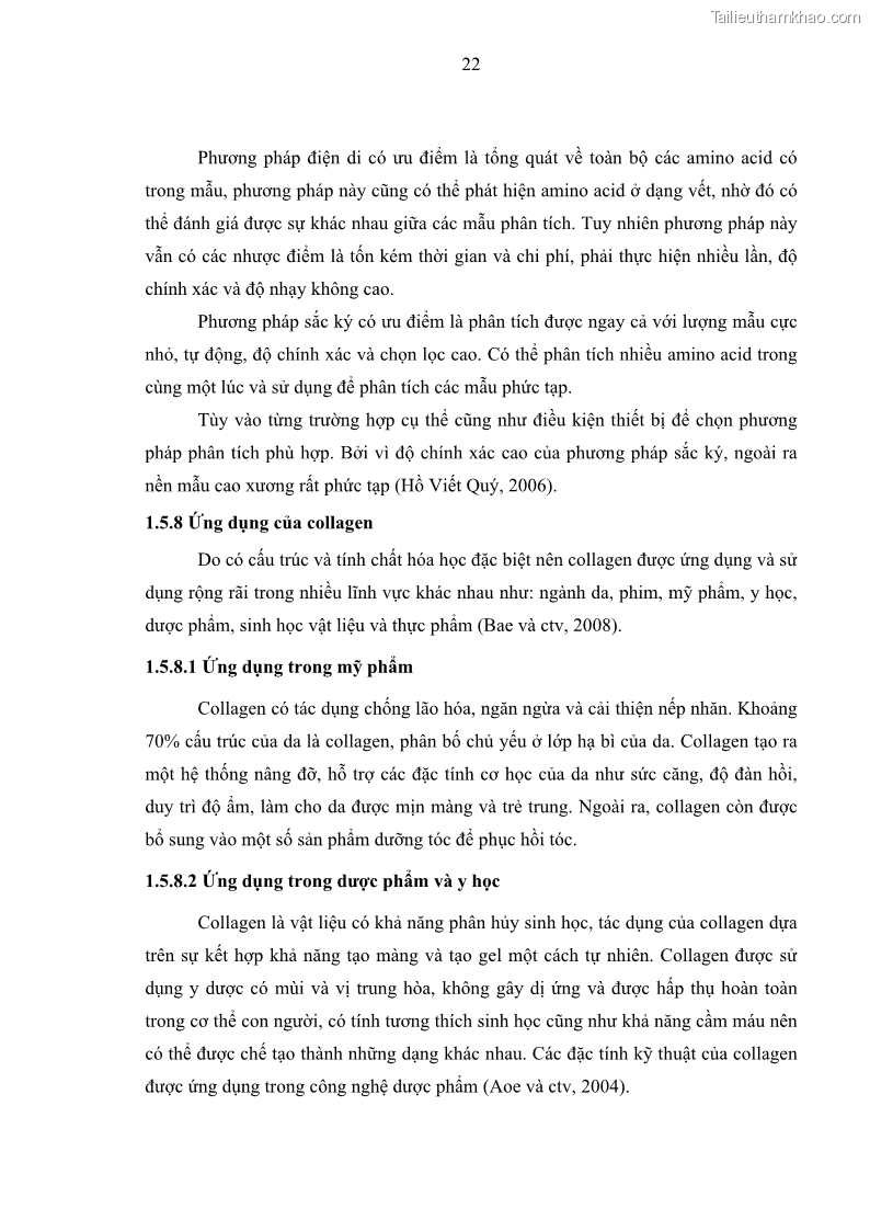 Luận án tiến sĩ công nghệ sinh học Nghiên cứu phát triển sản phẩm thực phẩm từ nguyên liệu cá sấu bằng kỹ thuật hóa sinh - 4 Trang 46