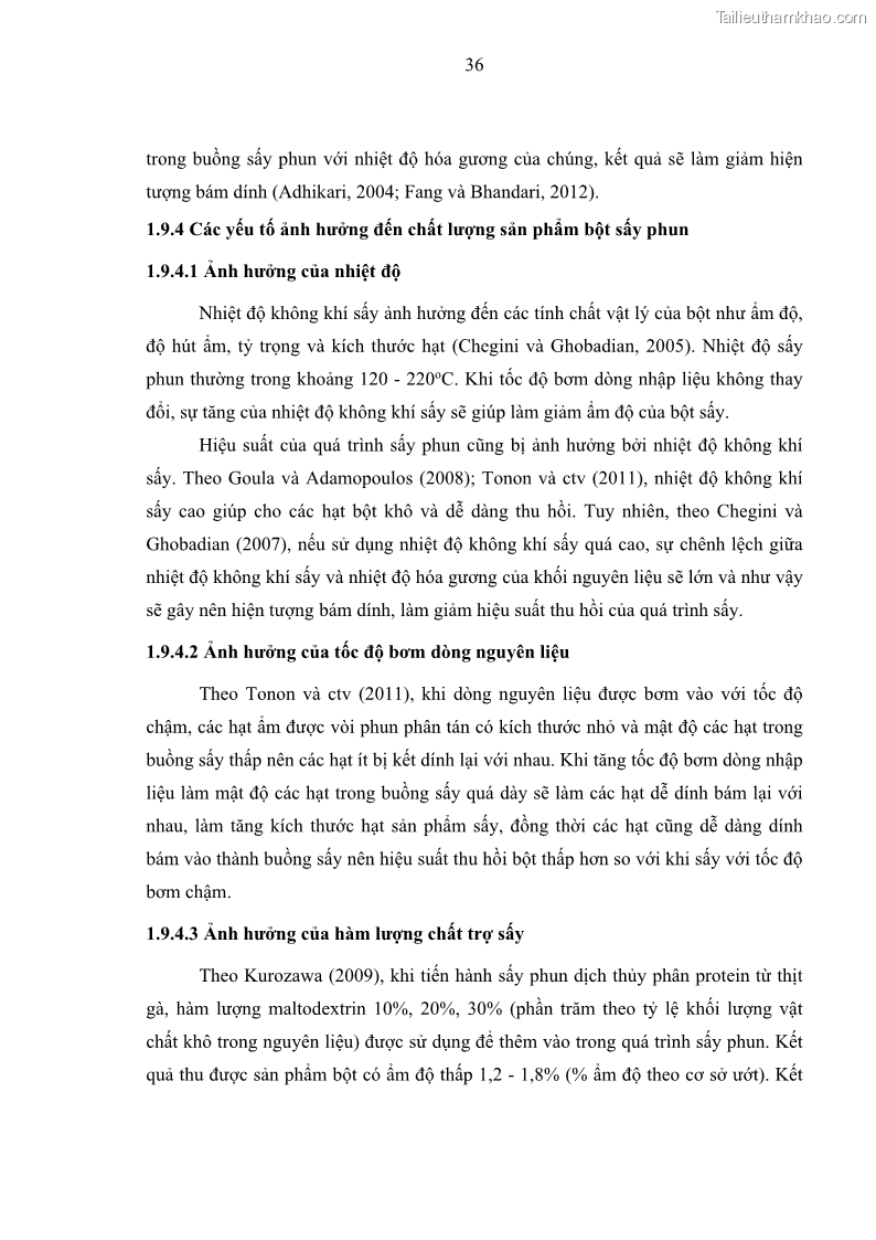 Luận án tiến sĩ công nghệ sinh học Nghiên cứu phát triển sản phẩm thực phẩm từ nguyên liệu cá sấu bằng kỹ thuật hóa sinh - 5 Trang 60