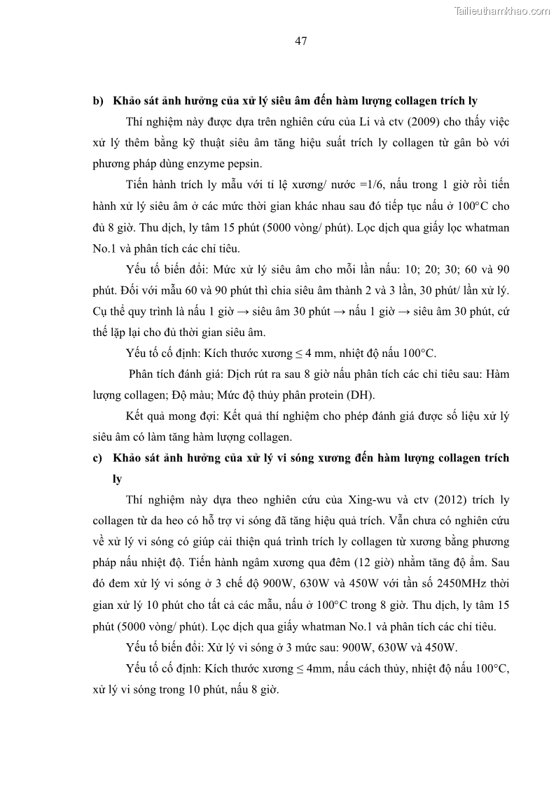 Luận án tiến sĩ công nghệ sinh học Nghiên cứu phát triển sản phẩm thực phẩm từ nguyên liệu cá sấu bằng kỹ thuật hóa sinh - 6 Trang 71