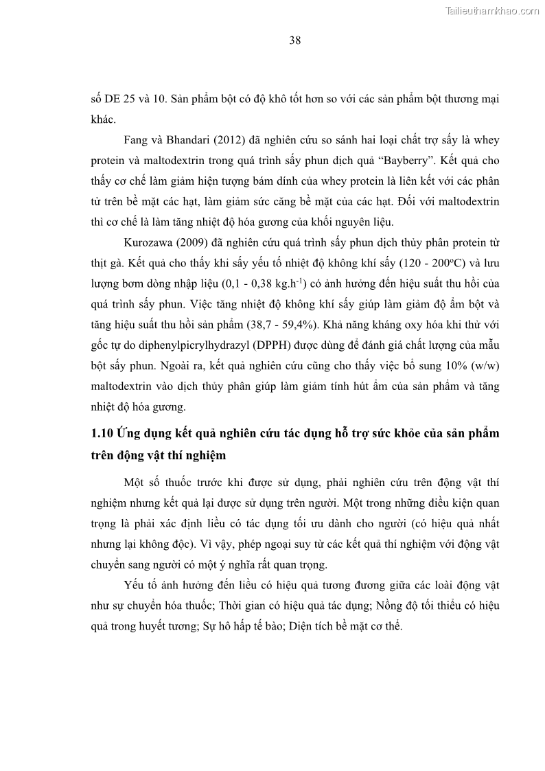 Luận án tiến sĩ công nghệ sinh học Nghiên cứu phát triển sản phẩm thực phẩm từ nguyên liệu cá sấu bằng kỹ thuật hóa sinh - 6 Trang 62