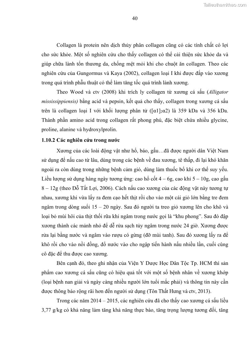 Luận án tiến sĩ công nghệ sinh học Nghiên cứu phát triển sản phẩm thực phẩm từ nguyên liệu cá sấu bằng kỹ thuật hóa sinh - 6 Trang 64