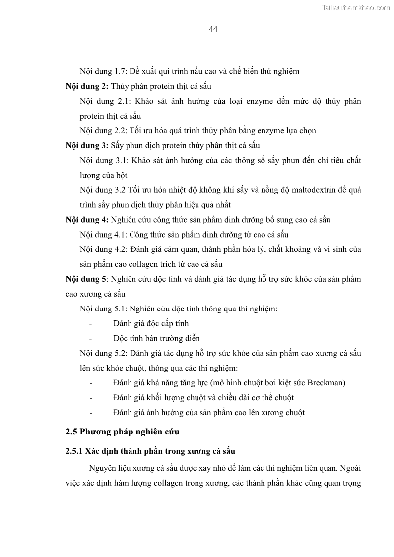 Luận án tiến sĩ công nghệ sinh học Nghiên cứu phát triển sản phẩm thực phẩm từ nguyên liệu cá sấu bằng kỹ thuật hóa sinh - 6 Trang 68