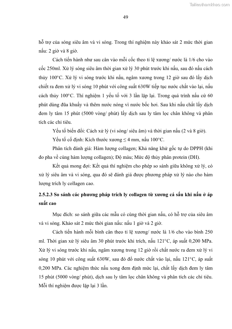 Luận án tiến sĩ công nghệ sinh học Nghiên cứu phát triển sản phẩm thực phẩm từ nguyên liệu cá sấu bằng kỹ thuật hóa sinh - 7 Trang 73