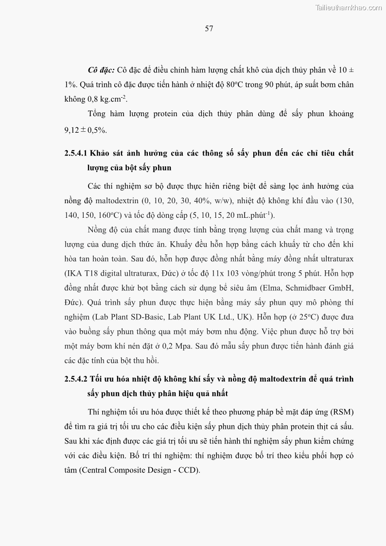 Luận án tiến sĩ công nghệ sinh học Nghiên cứu phát triển sản phẩm thực phẩm từ nguyên liệu cá sấu bằng kỹ thuật hóa sinh - 7 Trang 81