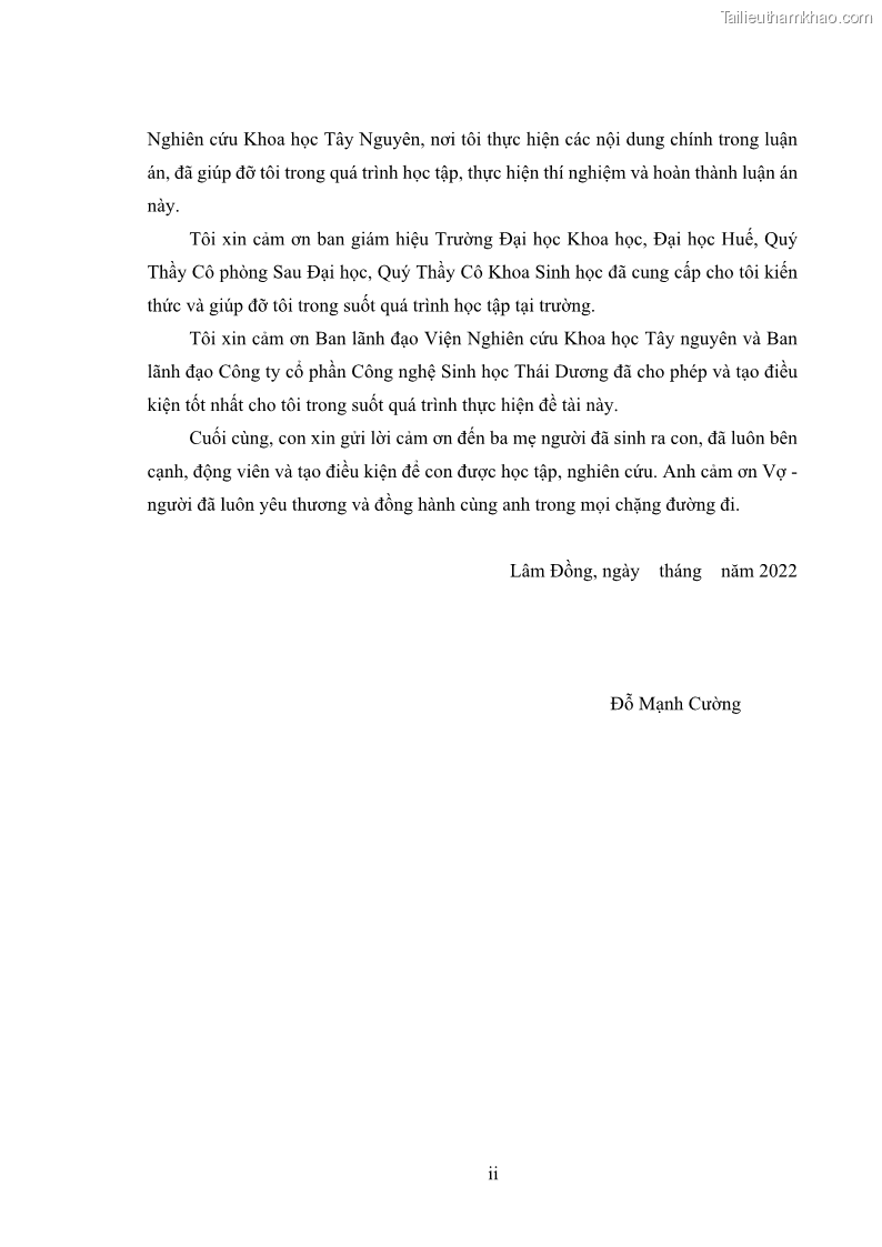 Luận án tiến sĩ công nghệ sinh học Nghiên cứu tác động của nano bạc và nano sắt lên chất lượng cây giống in vitro ở một số cây trồng có giá trị kinh tế - 1 Trang 4