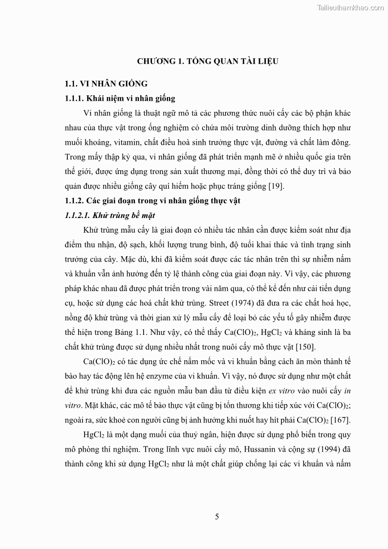 Luận án tiến sĩ công nghệ sinh học Nghiên cứu tác động của nano bạc và nano sắt lên chất lượng cây giống in vitro ở một số cây trồng có giá trị kinh tế - 2 Trang 21