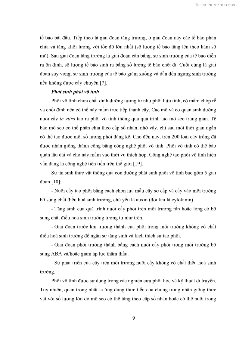 Luận án tiến sĩ công nghệ sinh học Nghiên cứu tác động của nano bạc và nano sắt lên chất lượng cây giống in vitro ở một số cây trồng có giá trị kinh tế - 3 Trang 25
