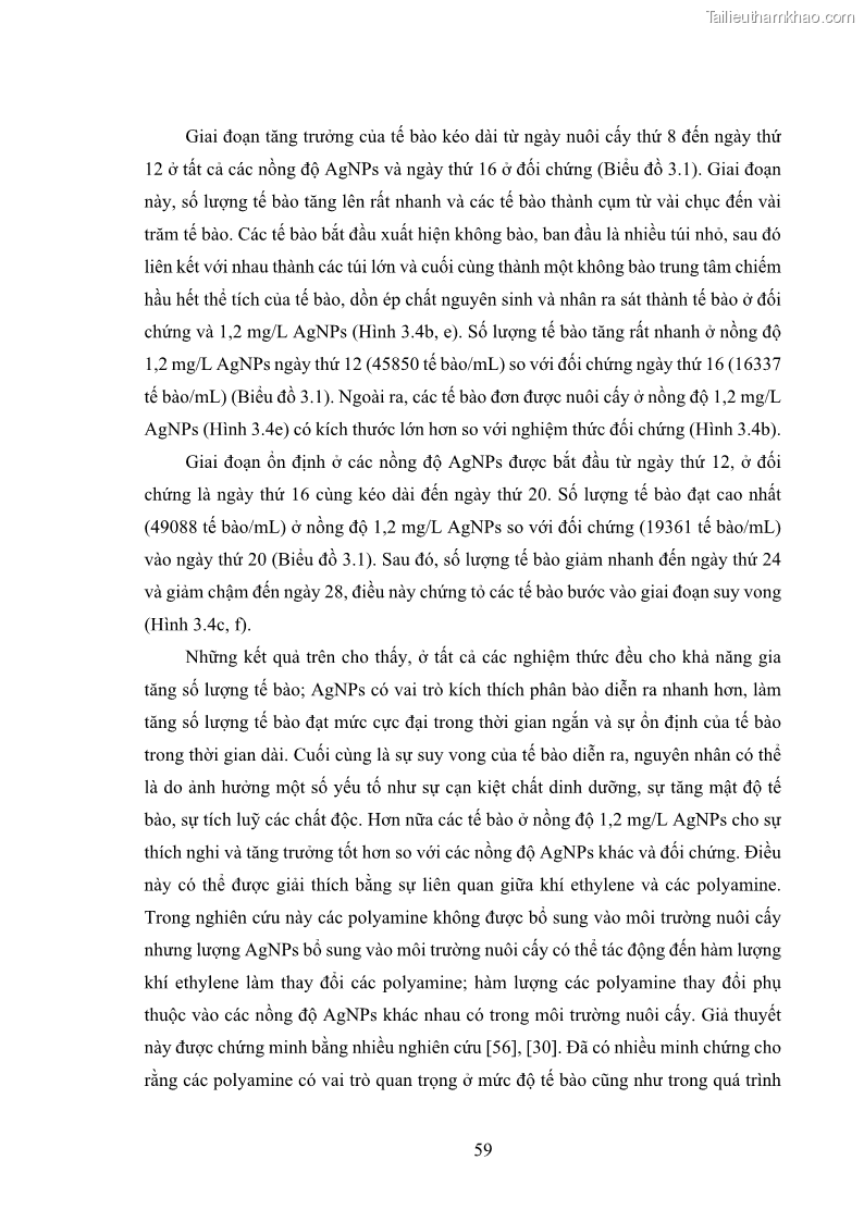 Luận án tiến sĩ công nghệ sinh học Nghiên cứu tác động của nano bạc và nano sắt lên chất lượng cây giống in vitro ở một số cây trồng có giá trị kinh tế - 7 Trang 75