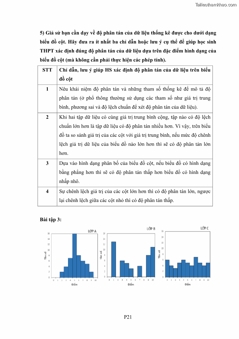 Luận án tiến sĩ giáo dục học Phát triển kiến thức và thực hành nghiệp vụ của giáo viên Toán tương lai để dạy học thống kê - 17 Trang 198