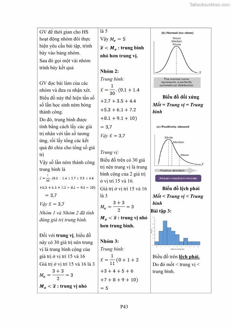 Luận án tiến sĩ giáo dục học Phát triển kiến thức và thực hành nghiệp vụ của giáo viên Toán tương lai để dạy học thống kê - 19 Trang 220