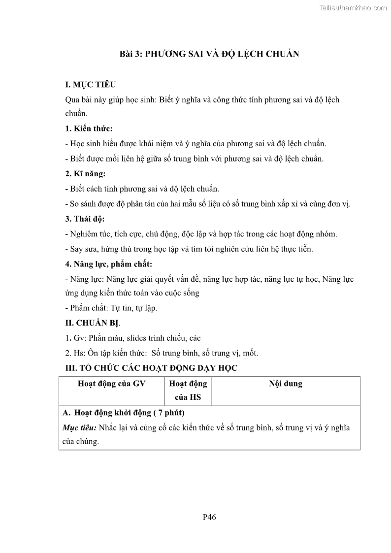 Luận án tiến sĩ giáo dục học Phát triển kiến thức và thực hành nghiệp vụ của giáo viên Toán tương lai để dạy học thống kê - 19 Trang 223