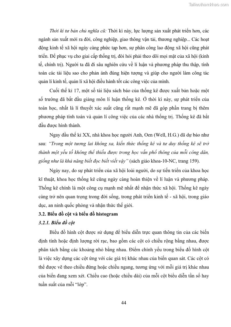 Luận án tiến sĩ giáo dục học Phát triển kiến thức và thực hành nghiệp vụ của giáo viên Toán tương lai để dạy học thống kê - 5 Trang 58