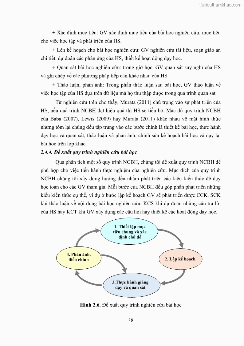 Luận án tiến sĩ giáo dục học Phát triển kiến thức và thực hành nghiệp vụ của giáo viên Toán tương lai để dạy học thống kê - 5 Trang 52