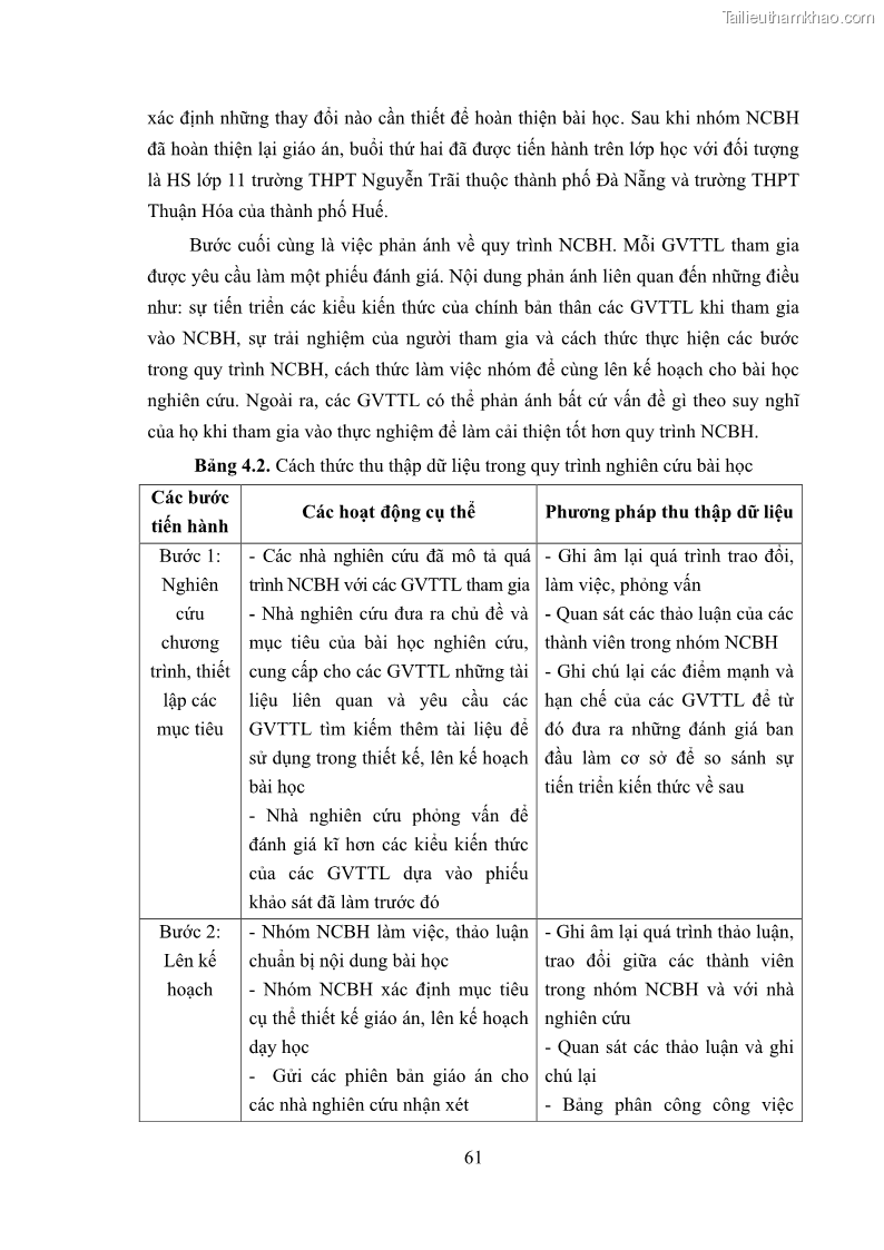 Luận án tiến sĩ giáo dục học Phát triển kiến thức và thực hành nghiệp vụ của giáo viên Toán tương lai để dạy học thống kê - 7 Trang 75