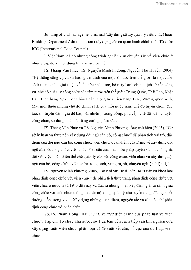 Luận văn thạc sĩ chính sách công Thực hiện chính sách pháp luật về quản lý viên chức ngành giáo dục tại thành phố Buôn Ma Thuột, tỉnh Đắk Lắk - 1 Trang 11