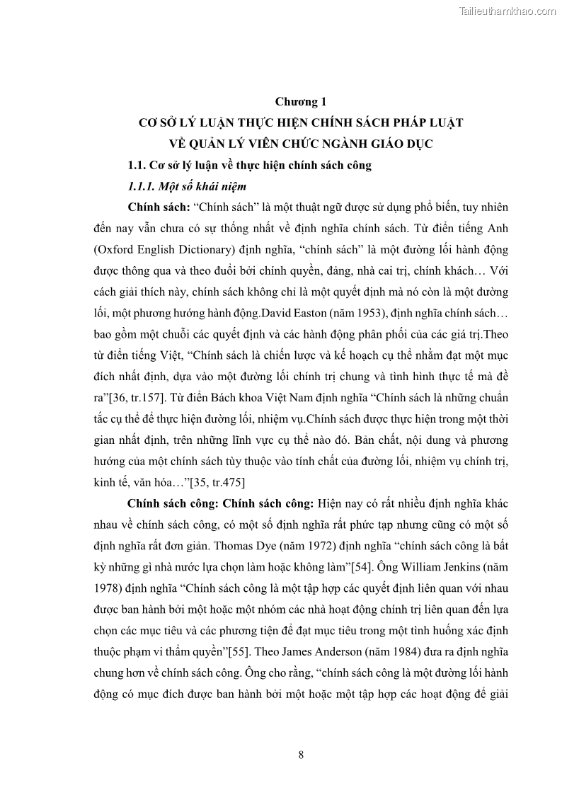 Luận văn thạc sĩ chính sách công Thực hiện chính sách pháp luật về quản lý viên chức ngành giáo dục tại thành phố Buôn Ma Thuột, tỉnh Đắk Lắk - 2 Trang 16