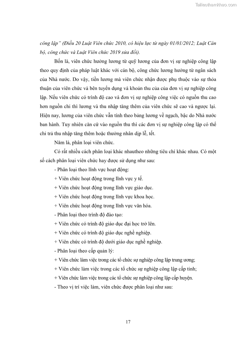Luận văn thạc sĩ chính sách công Thực hiện chính sách pháp luật về quản lý viên chức ngành giáo dục tại thành phố Buôn Ma Thuột, tỉnh Đắk Lắk - 3 Trang 25
