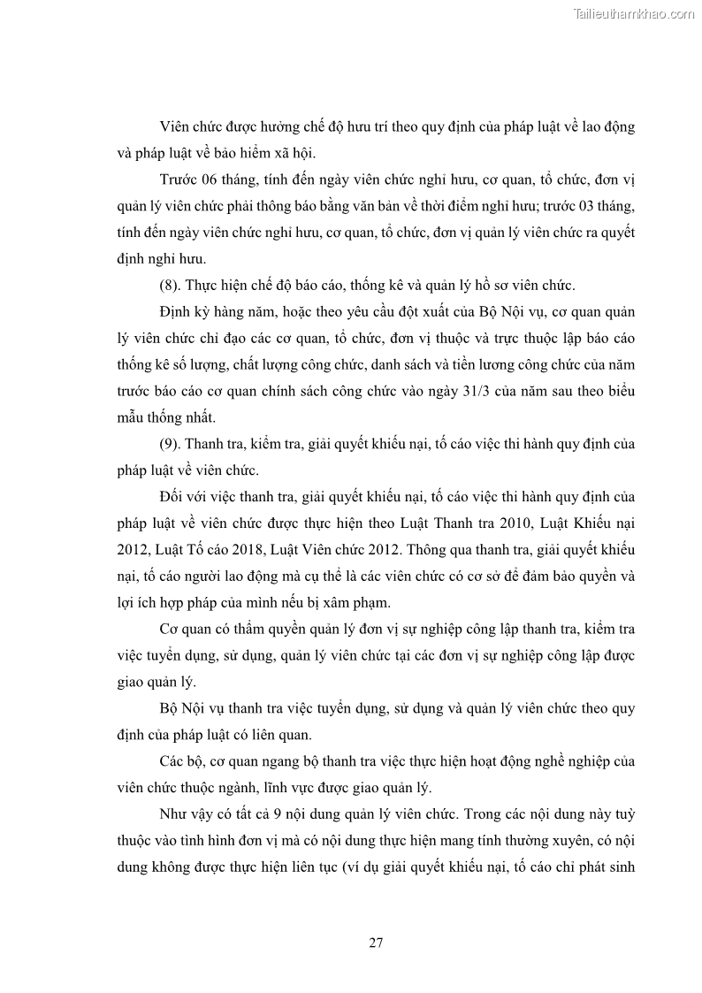 Luận văn thạc sĩ chính sách công Thực hiện chính sách pháp luật về quản lý viên chức ngành giáo dục tại thành phố Buôn Ma Thuột, tỉnh Đắk Lắk - 3 Trang 35