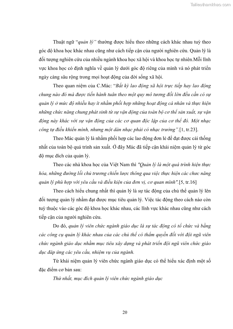 Luận văn thạc sĩ chính sách công Thực hiện chính sách pháp luật về quản lý viên chức ngành giáo dục tại thành phố Buôn Ma Thuột, tỉnh Đắk Lắk - 3 Trang 28
