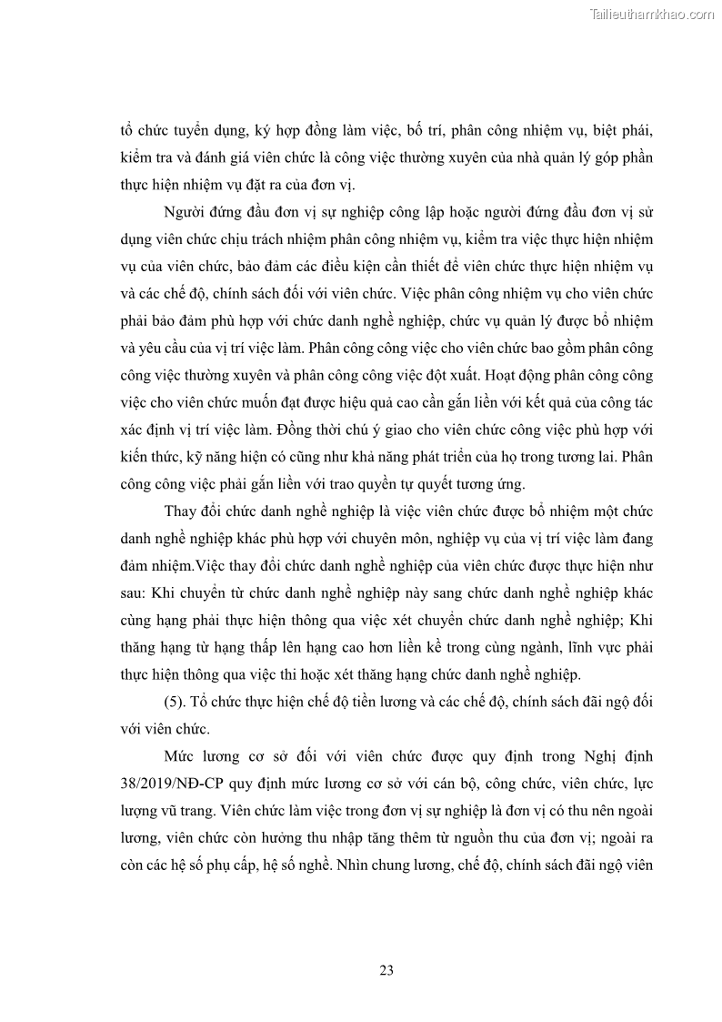 Luận văn thạc sĩ chính sách công Thực hiện chính sách pháp luật về quản lý viên chức ngành giáo dục tại thành phố Buôn Ma Thuột, tỉnh Đắk Lắk - 3 Trang 31