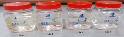 Phụ lục 22 Dịch trích ly collagen có xử lý vi sóng ở công suất a 900W b 13