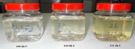Phụ lục 15 Dịch trích ở 2 mức thời gian 2 giờ và 8 giờ nấu cách thủy 100 6