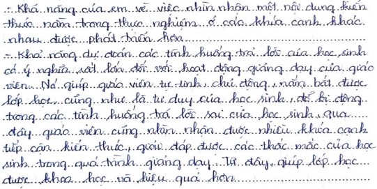 Hình 5 4 Minh họa phản hồi của GVTTL D47 về SCK trong phiếu phỏng vấn 5 2 3 Sự 1