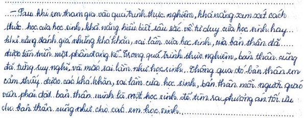 Hình 5 6 Minh họa phản hồi của GVTTL H09 về KCS trong phiếu phỏng vấn Bên cạnh 8