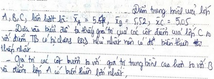 GV D31 giải thích đúng dựa vào khái niệm độ lệch chuẩn GV D02 giải thích 7